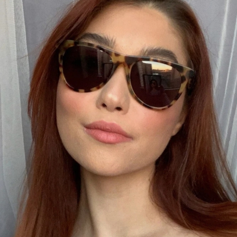 New  RetroSuperFuture Gara Sol Leone Tortoise Frame Size 52mm Sunglasses Unisex